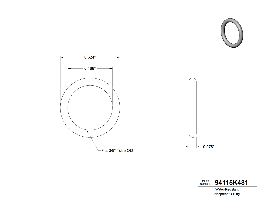 Technical drawing - 94115K481